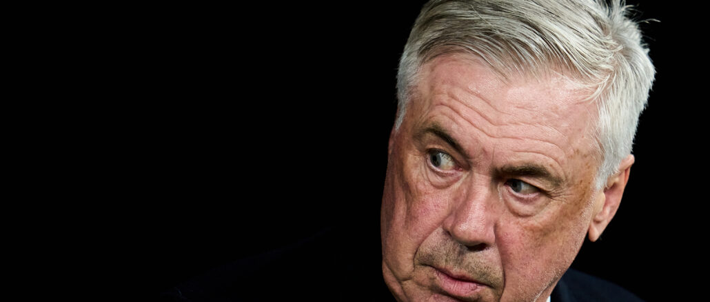 Real Madrid C.F. v Atletico de Madrid - UEFA Champions League 2024/25 Round of 16 First Leg Ancelotti