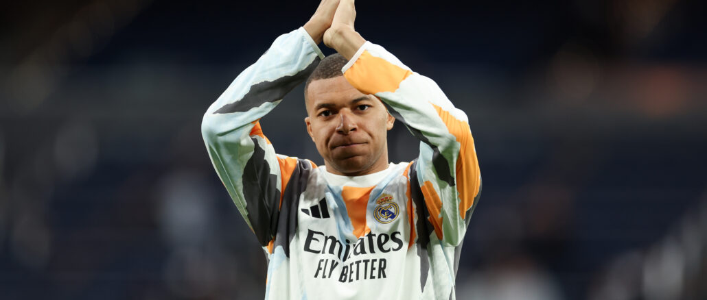 Real Madrid CF v Rayo Vallecano - La Liga EA Sports Kylian Mbappé