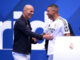 Zinedine Zidane y Kylian Mbappé