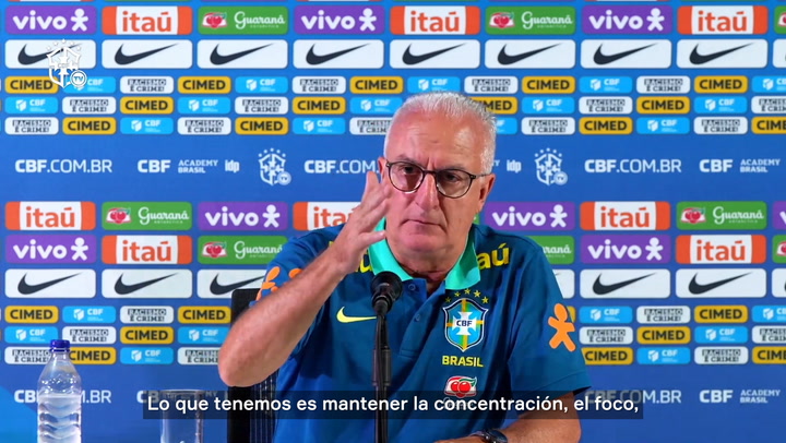 📹 Dorival Junior: «Brasil buscará jugar de igual a igual contra Argentina, el último campeón del mundo»