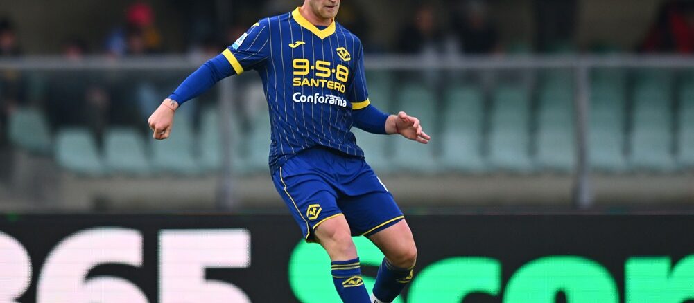 Nicolás Valentini se fue expulsado en Hellas Verona