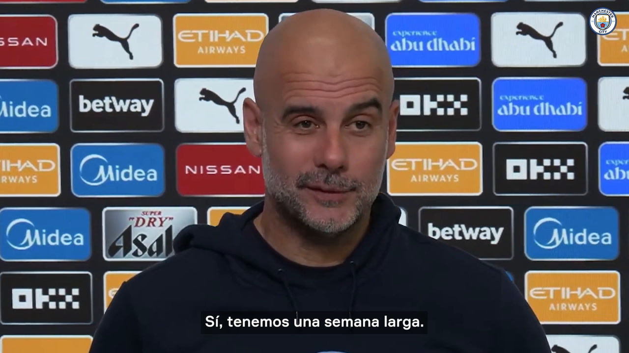 📹 Guardiola: «La realidad es que estamos intentado quedar en puestos de Champions»