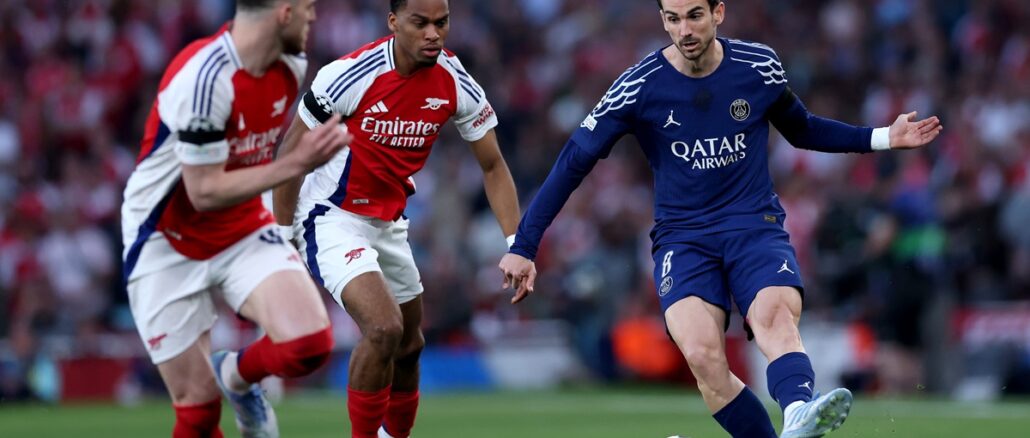 Dembélé abrió la cuenta ante Arsenal y PSG sueña en Champions League