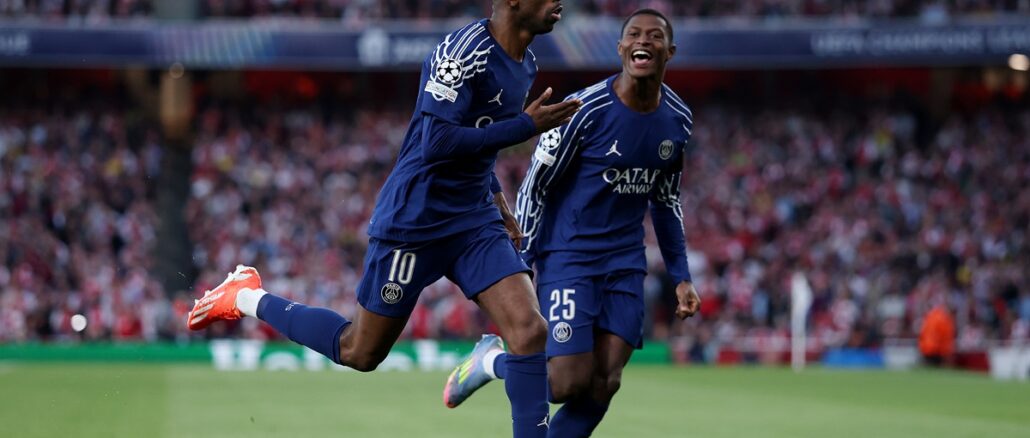 Grandísima temporada de Ousmane Dembélé que lleva 8 goles en la presente Champions League