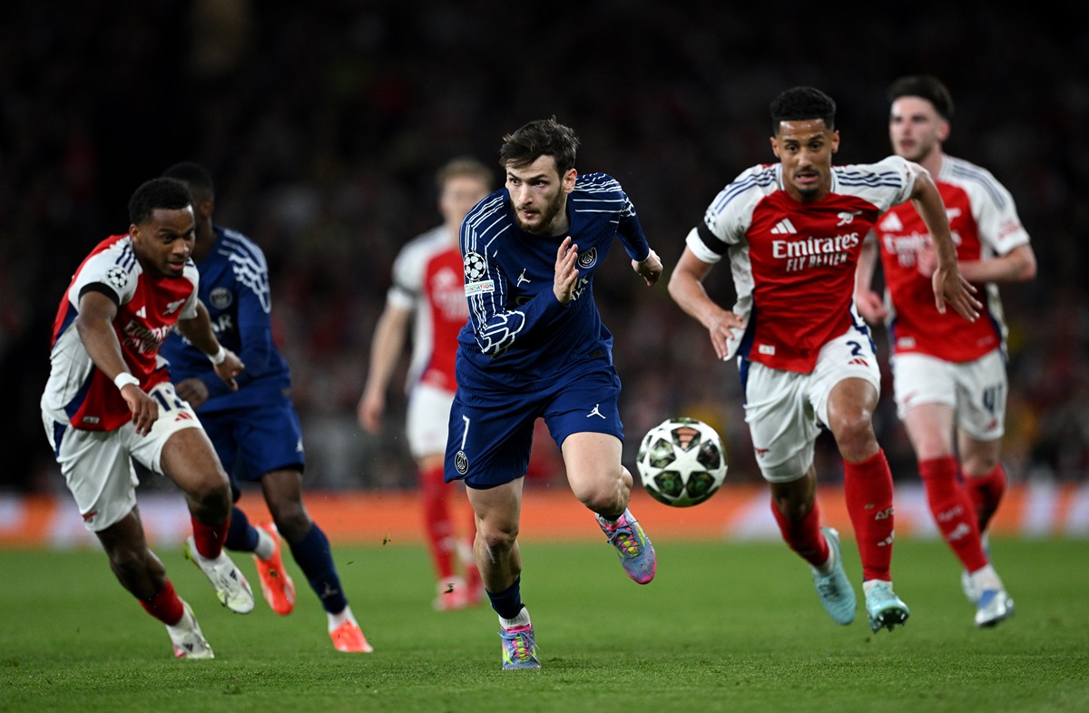 PSG le ganó 1 a 0 al Arsenal en Londres y buscará, en París, el boleto a la final