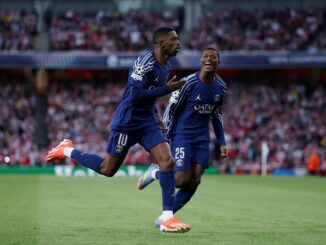 Grandísima temporada de Ousmane Dembélé que lleva 8 goles en la presente Champions League