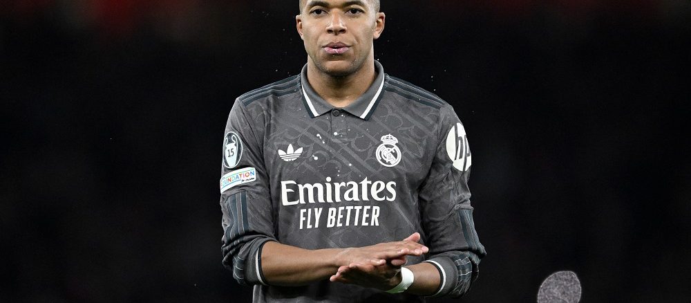 Arsenal FC v Real Madrid C.F. - UEFA Champions League 2024/25 Quarter Final First Leg Kylian Mbappé