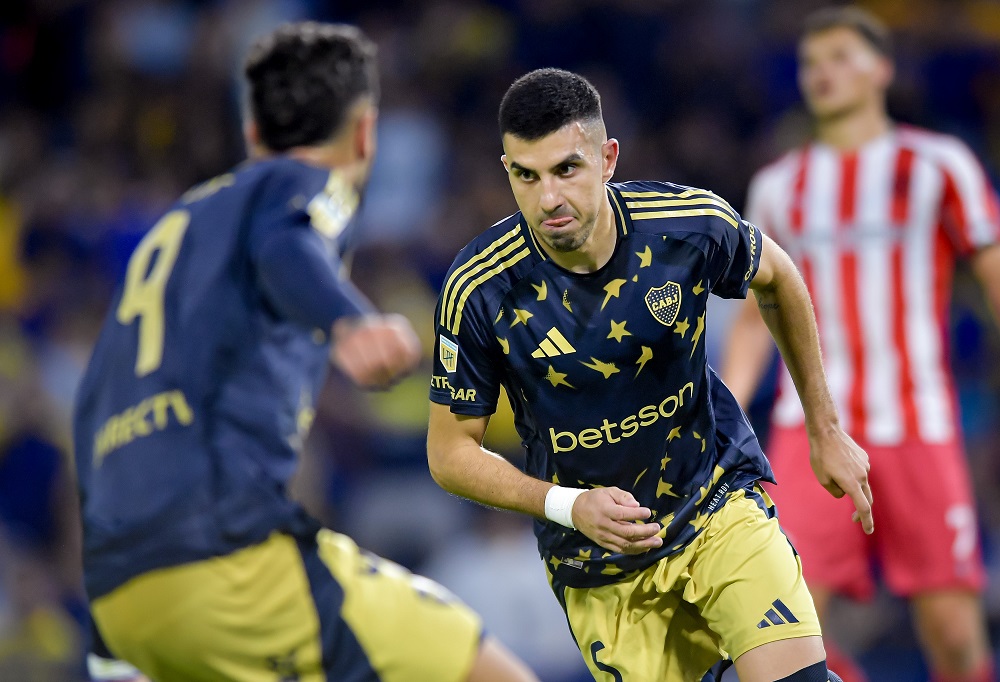 Rodrigo Battaglia hizo festejar a La Bombonera ante Barracas y metió su primer gol en Boca