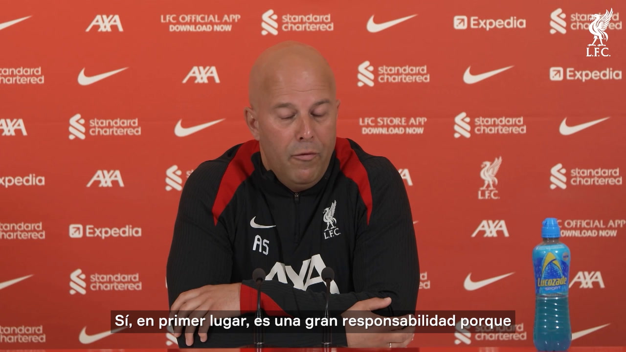 Arne Slot y el inminente título del Liverpool en la Premier League: «Es una gran responsabilidad»