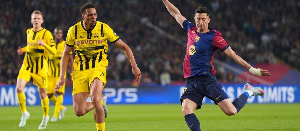 FC Barcelona v Borussia Dortmund - UEFA Champions League 2024/25 Quarter Final First Leg