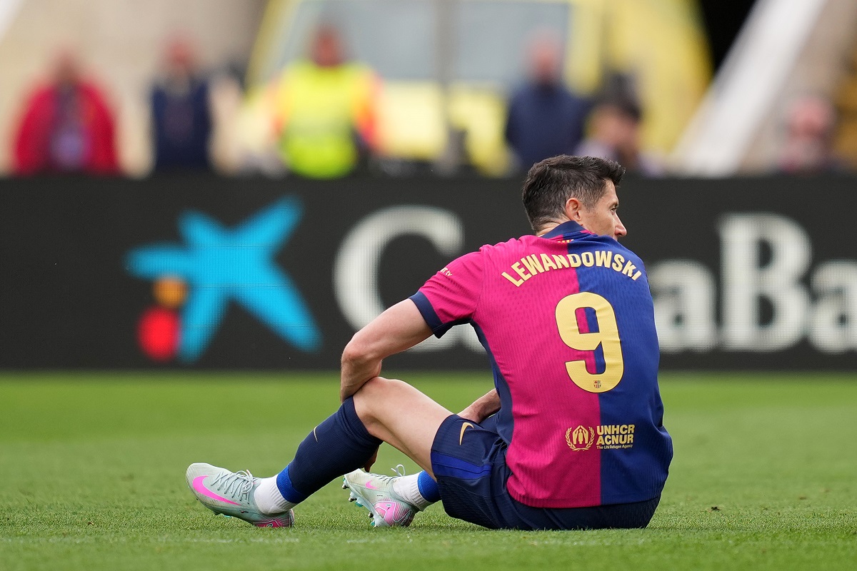 ¡Bomba! Se confirmó la lesión de Lewandowski en Barcelona y se perderá la final de Copa del Rey ante Real Madrid