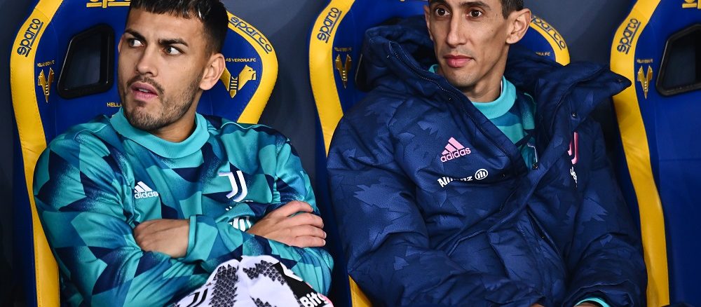 Ángel Di María y Leandro Paredes