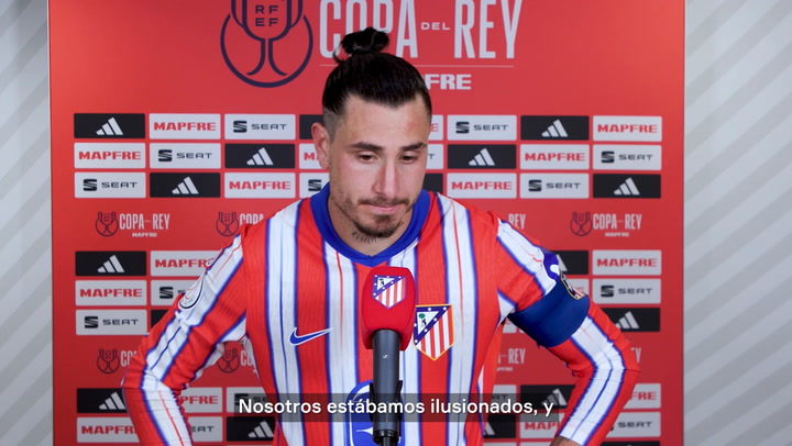 Josema Giménez: «El Atlético quería la final y es una pena, nos disculpamos con los aficionados»
