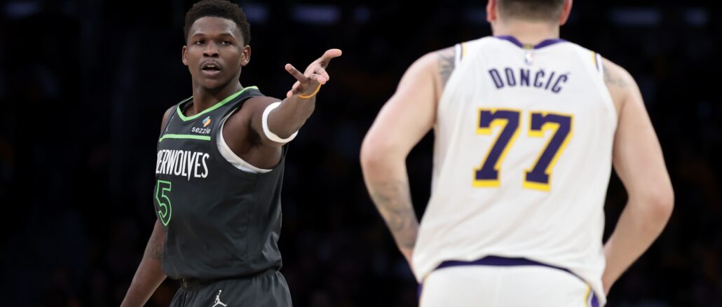 NBA Minessota Timberwolves Los Angeles Lakers