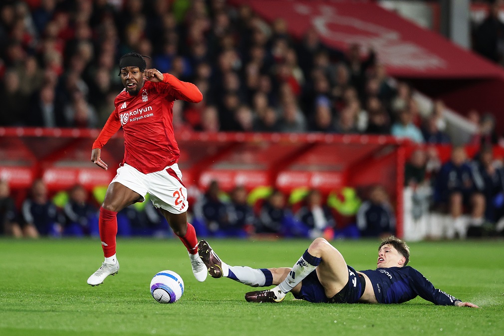 Elanga, canterano de Manchester United, convirtió ante los Red Devils con supersónica corrida