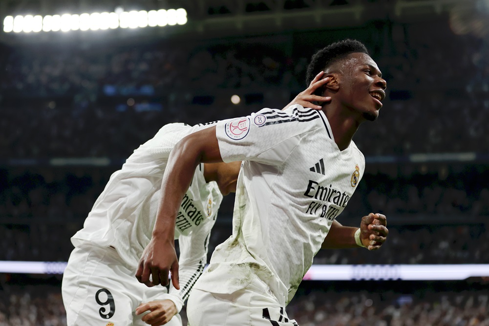Tchouameni anotó de cabeza y marcó el gol 10 mil de la historia en Real Madrid