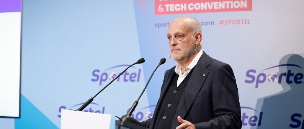 SPORTEL Monaco 2024 - Global Sports Media & Technology Convention - Day Two Javier Tebas