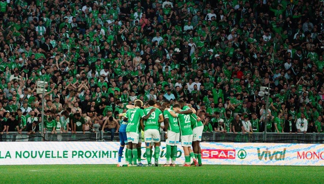 Saint-Etienne descendió a la Ligue 2