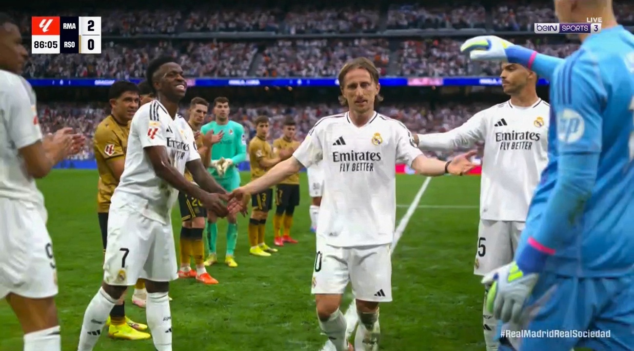 Modric se despidió del Bernabéu