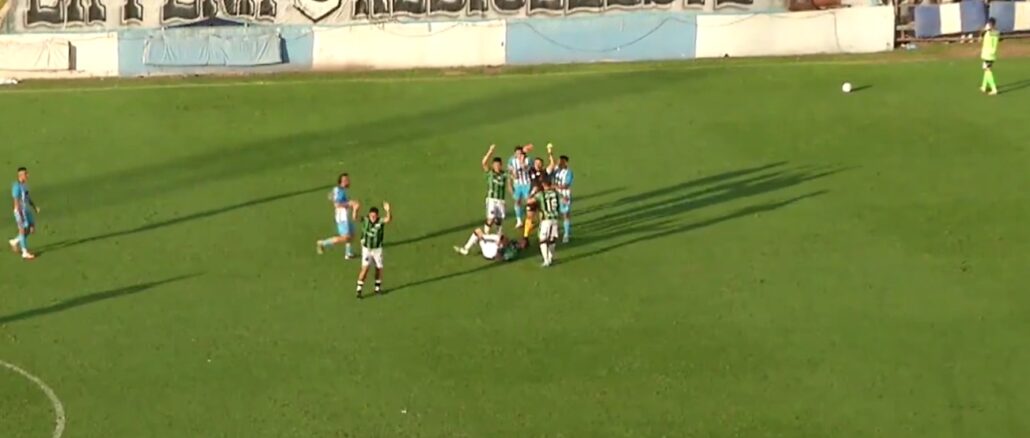 Dura lesión en Nueva Chicago escalofriante lesión