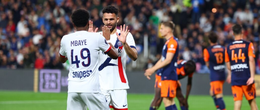 PSG aplastó a Montpellier