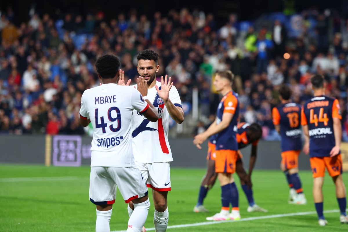 PSG aplastó a Montpellier