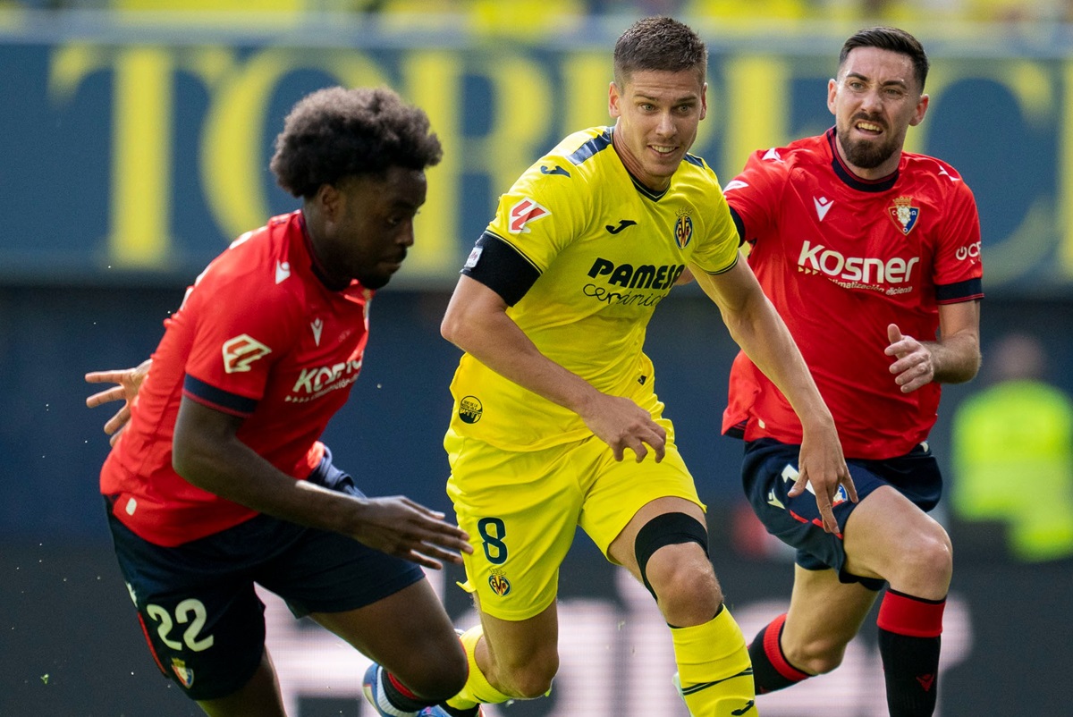 Villarreal aplastó 4 a 2 al Osasuna y se acomoda en zona Champions