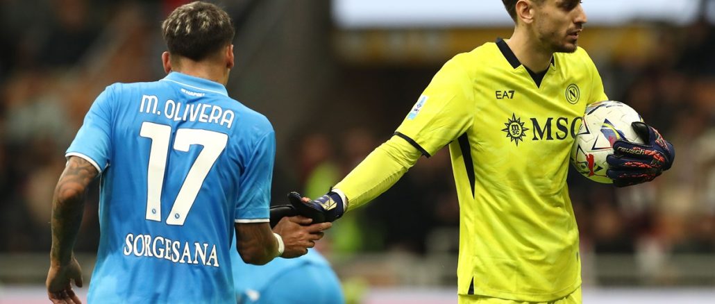 Alex Meret y Mathías Olivera son bicampeones con Napoli Napoli repitió once jugadores entre un Scudetto y el otro