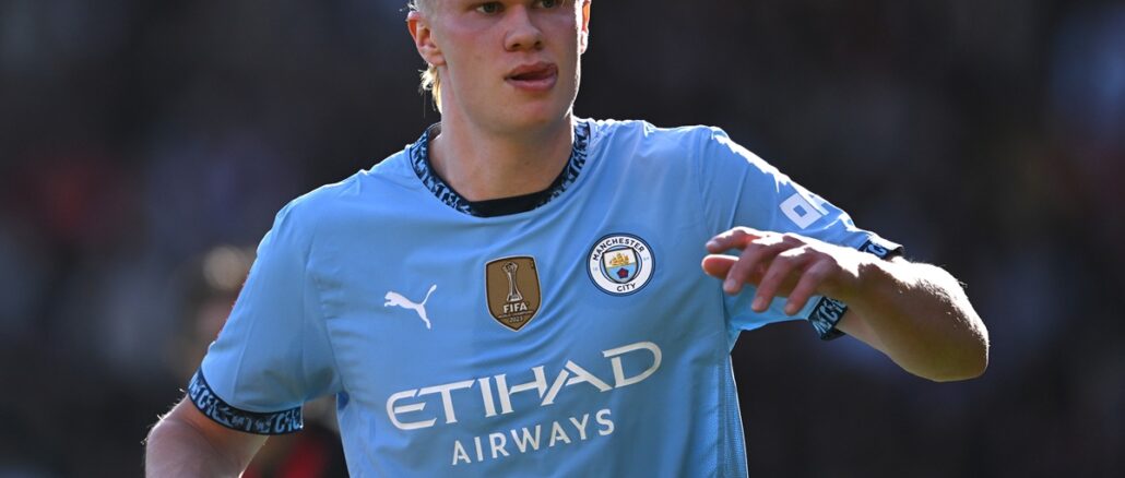 Haaland en acción con Manchester City Haaland regresa a Manchester City