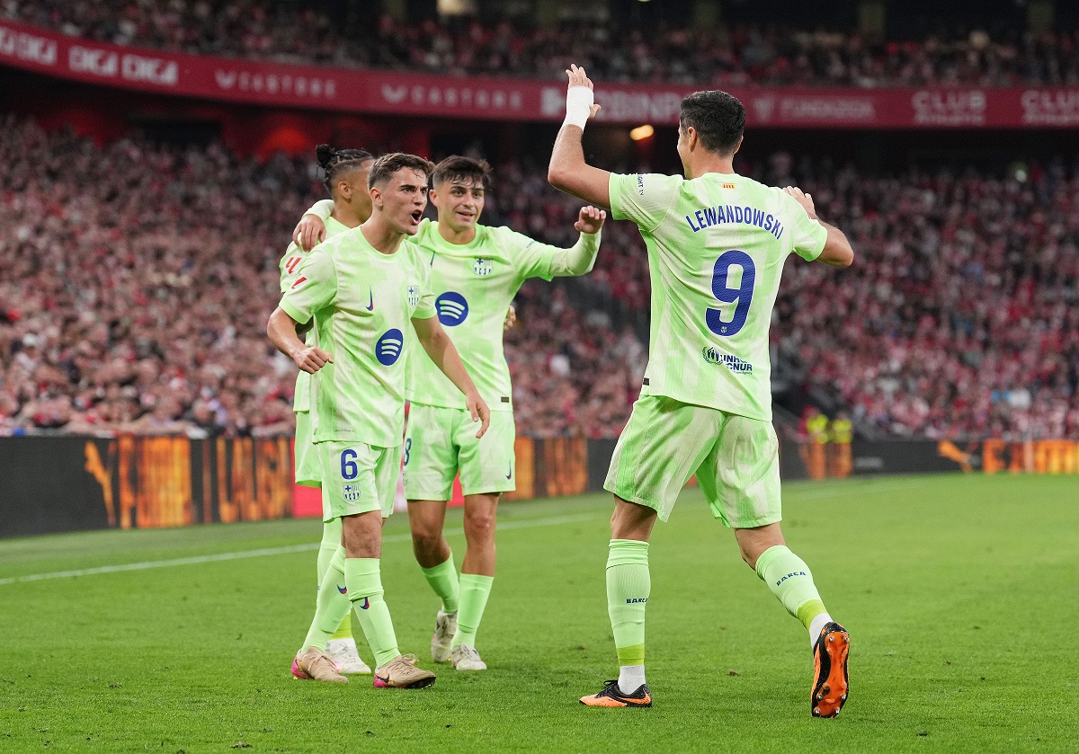 Barcelona, campeón de La Liga, se despidió con triunfo ante Athletic: doblete de Lewandowski