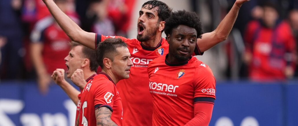 Osasuna venció a Atlético de Madrid