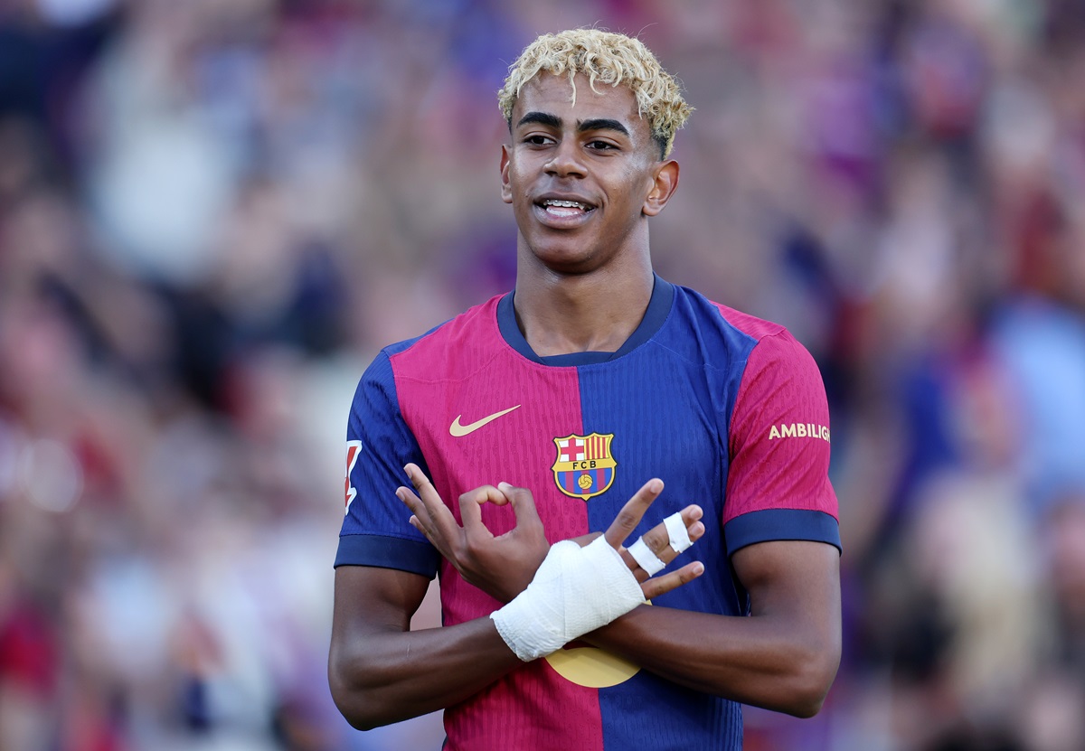Lamine Yamal metió 25 goles en Barcelona con apenas 17 años y 105 partidos jugados. Además lidera la tabla de asistencias en La Liga