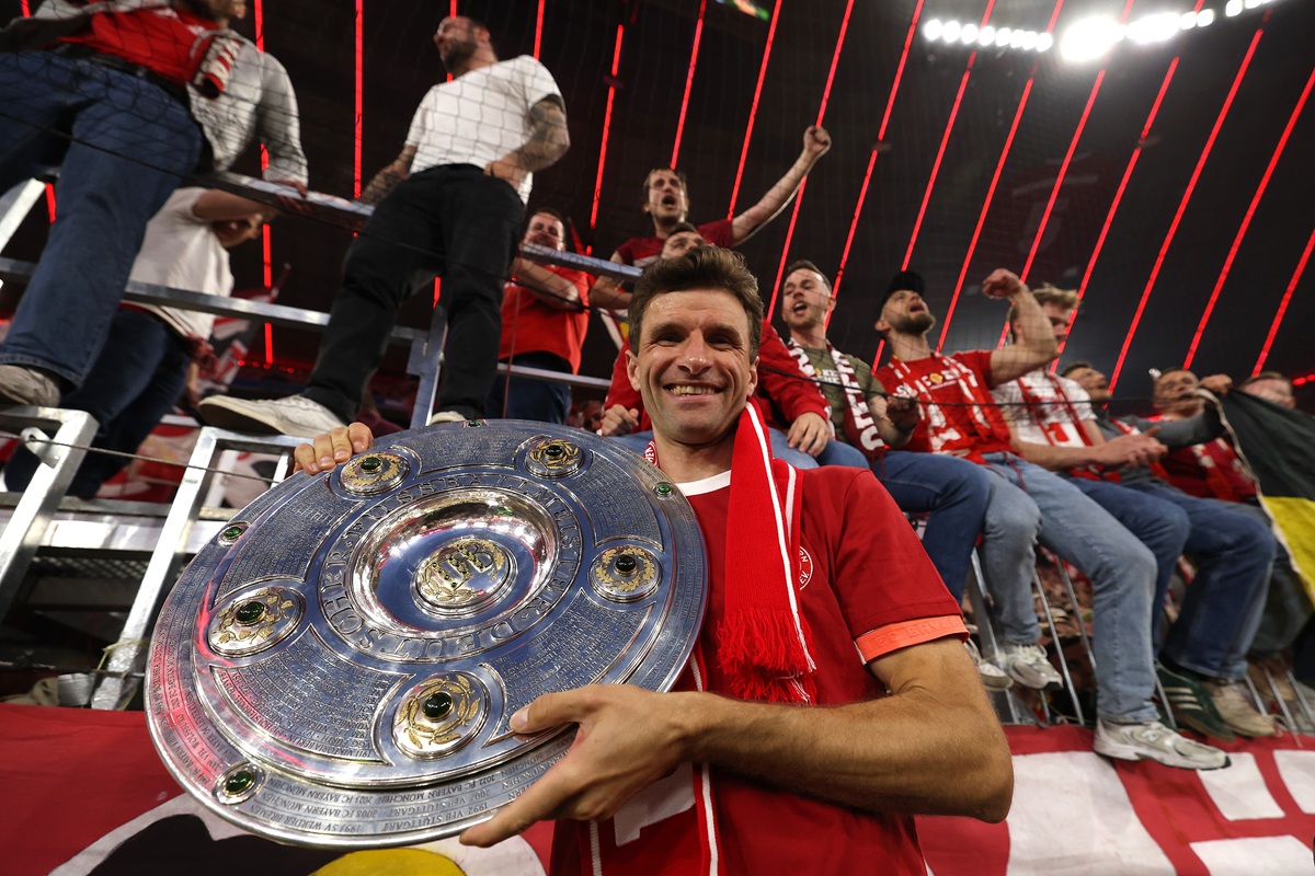 Thomas Müller se despidió de la Bundesliga