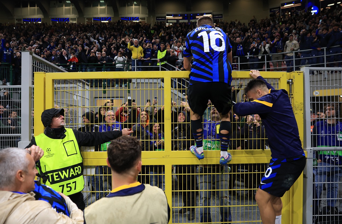 Davide Frattesi y el grito del alma para el Inter ante Barcelona
