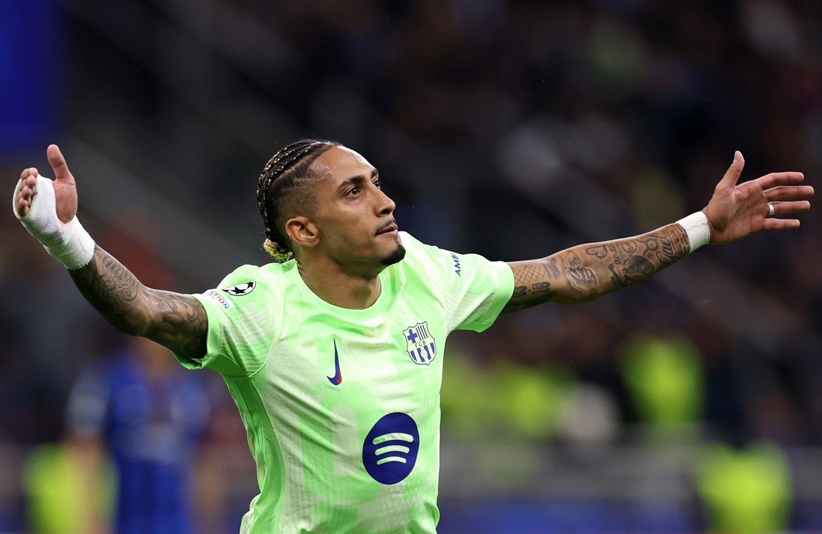 Un premio para Raphinha sería terminar como goleador en esta Champions League