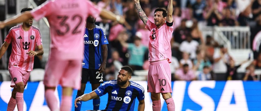 Dos golazos de Messi