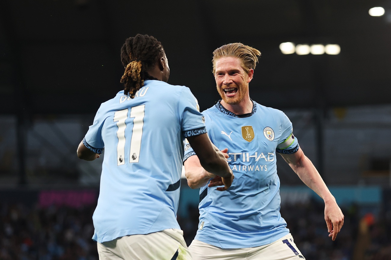 De Bruyne marcó con Manchester City ante Wolves