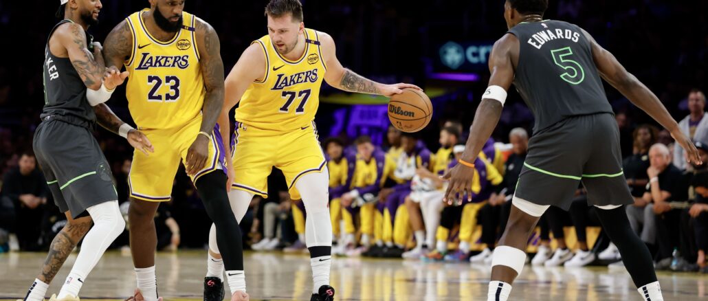 Lakers eliminados por Timberwolves Luka Lebron James