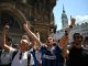 Inter invade Múnich y disfruta en Marienplatz durante la previa del partido ante PSG