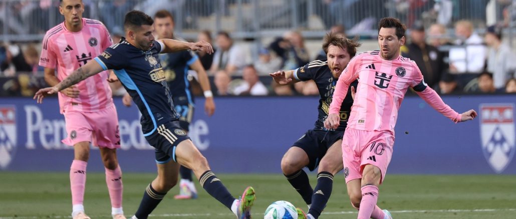 Inter Miami empató en la agonía ante Philadelphia Union