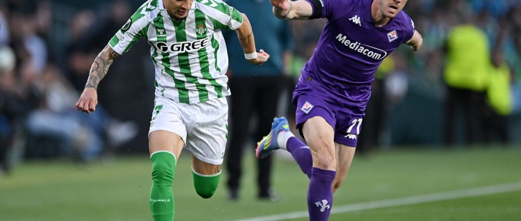 El golazo de Antony para Betis ante Fiorentina puso la serie 3 a 1 en Conference League