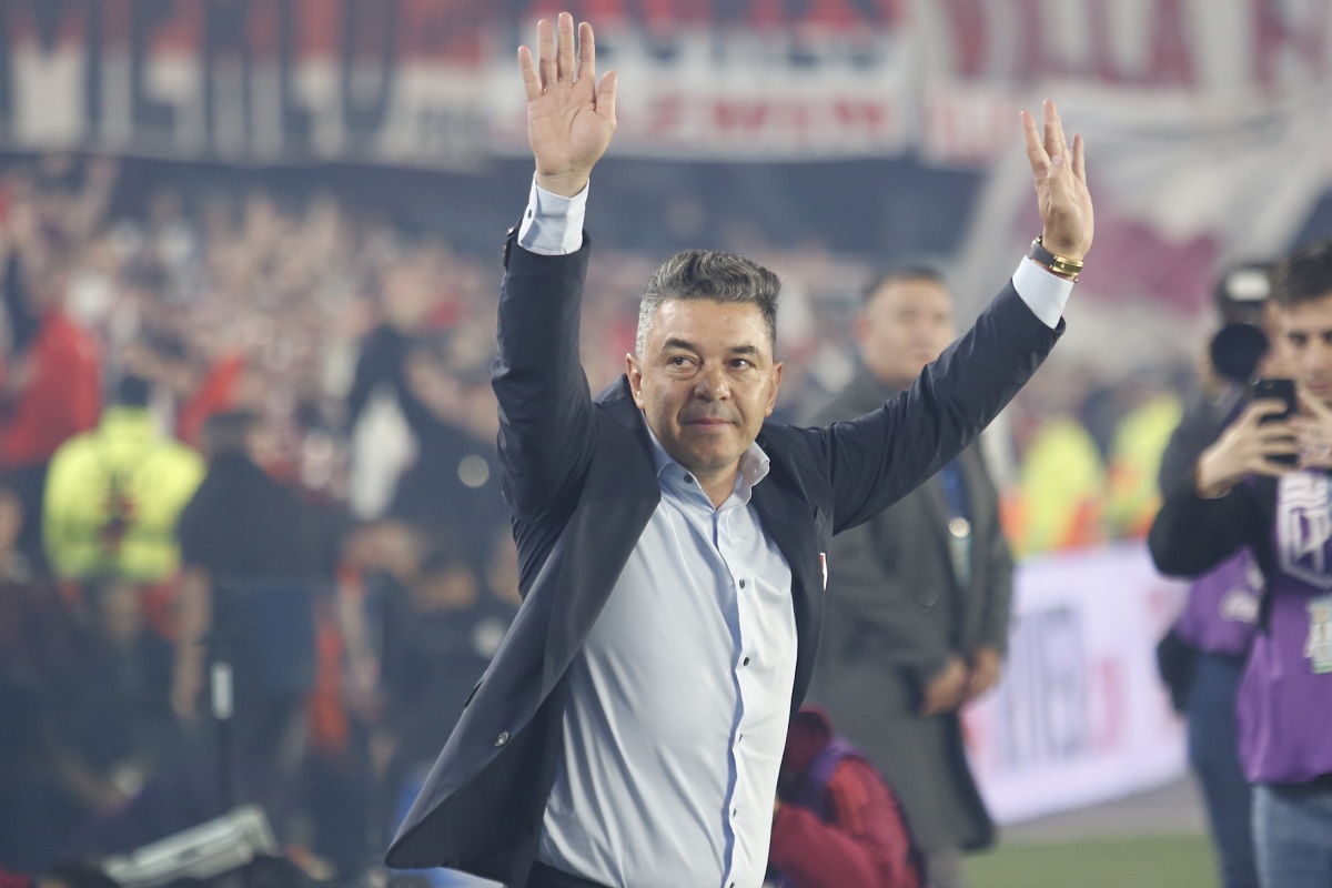 Marcelo Gallardo y la ironía tras la victoria de River ante Barracas.