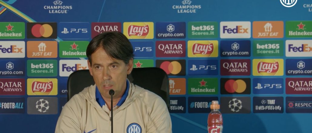 Simone Inzaghi palpita la final de Champions League entre Inter y PSG.