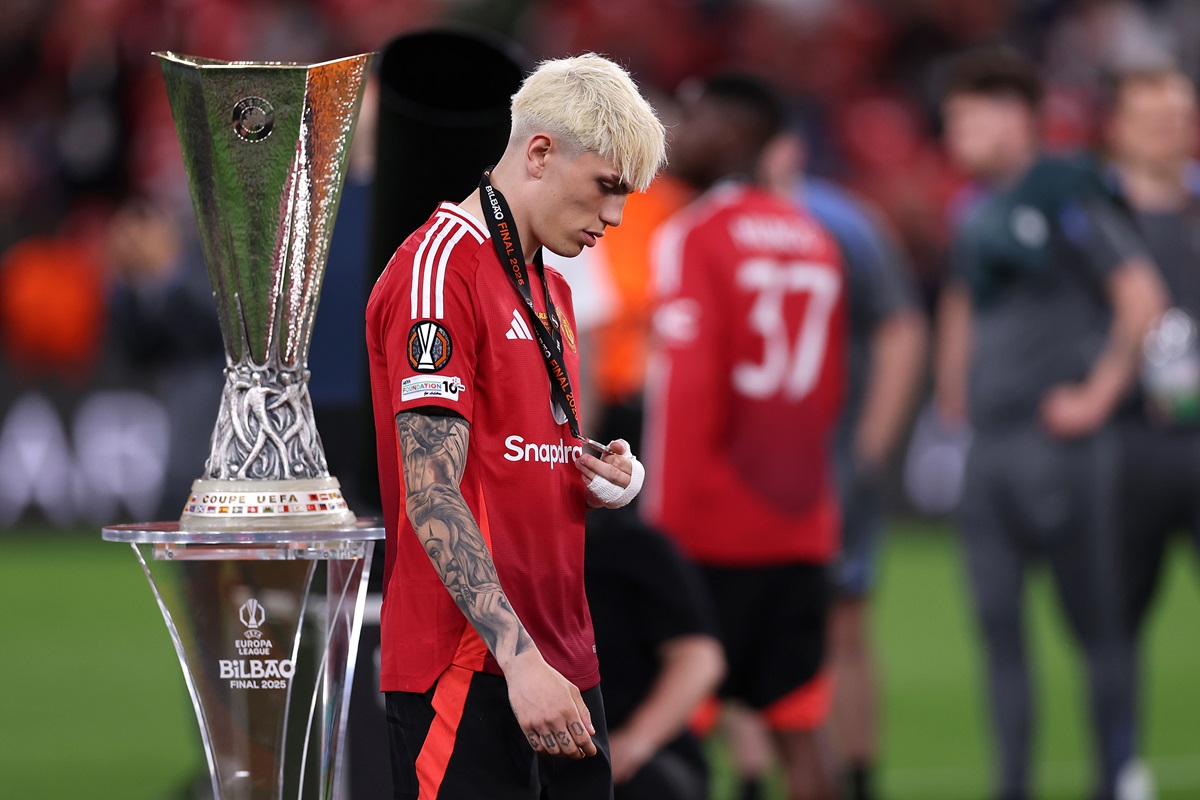 Alejandro Garnacho afirmó que la temporada fue una mierda para Manchester United