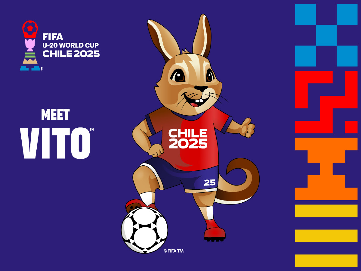 El Mundial Sub 20 de Chile ya tiene nueva mascota oficial: Vito la vizcacha