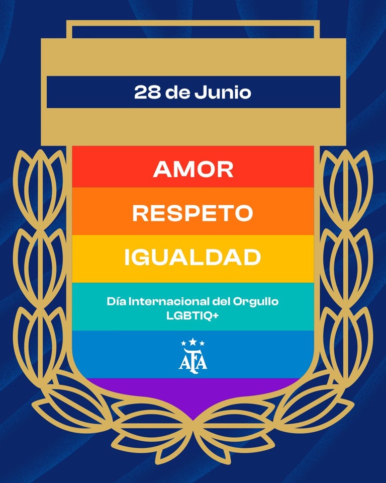 AFA publicó un mensaje por el Día del Orgullo LGBTIQ+
