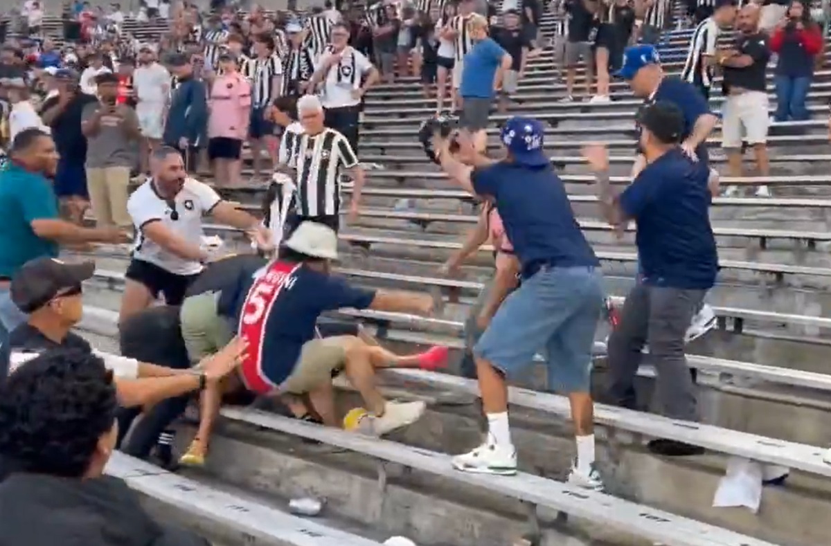 La violencia dijo presente en el Mundial de Clubes entre Botafogo y PSG