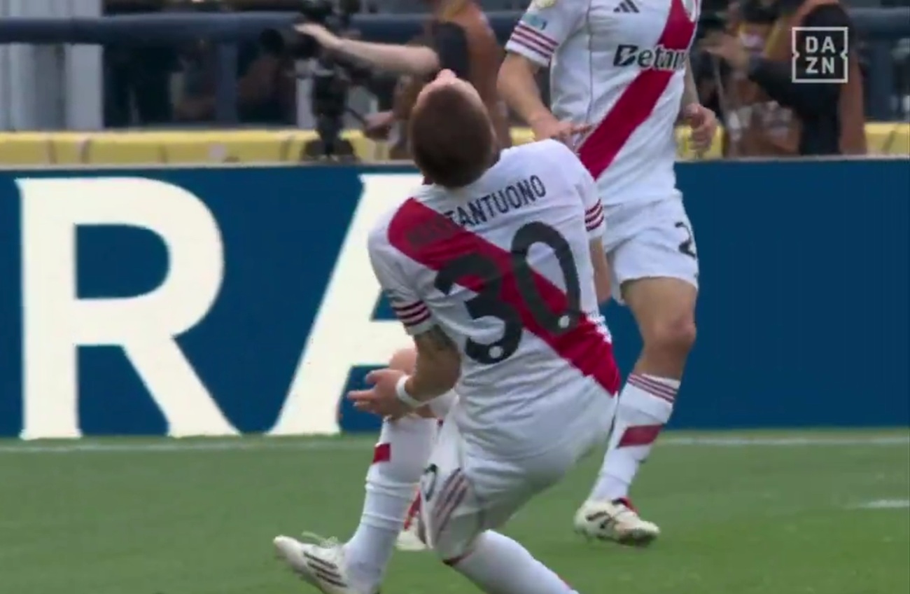 Mastantuono recibió una fuerte infracción y encendió alarmas en River y Real Madrid