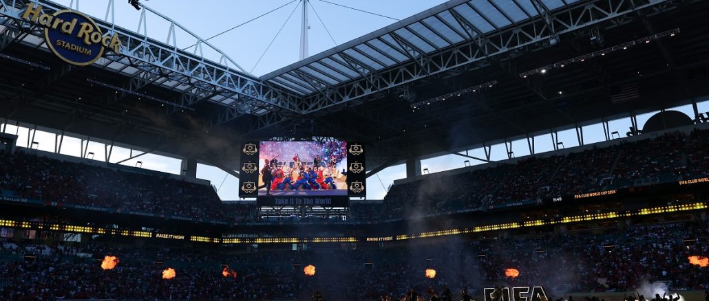 Los hinchas de Boca se hicieron escuchar en el partido inaugural del Mundial de Clubes