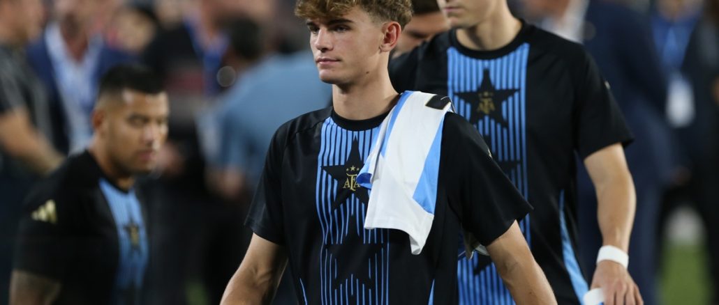 Nico Paz debutará como titular en la Selección Argentina